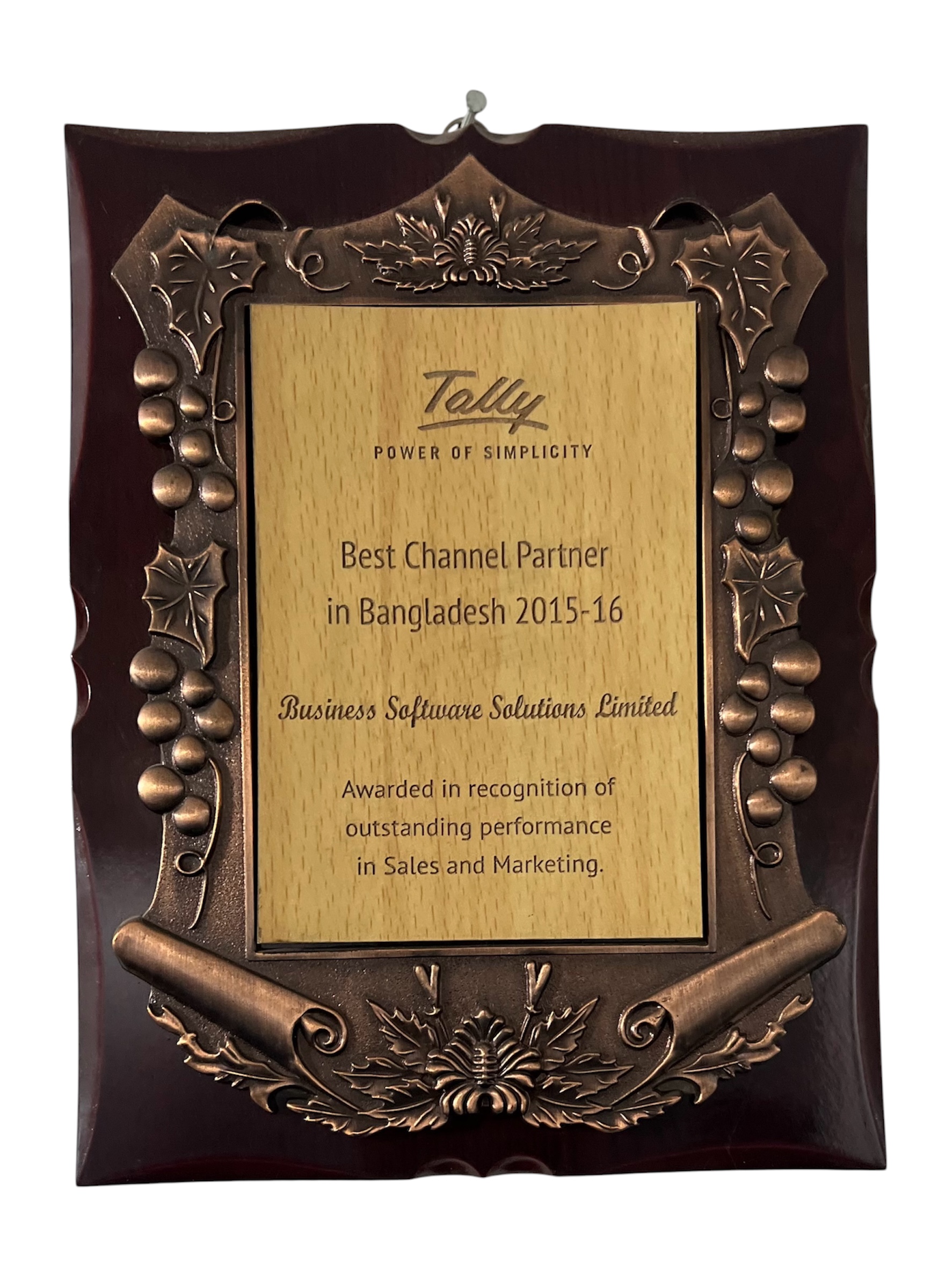 Best Channel Partner in Bangladesh 2015-2016